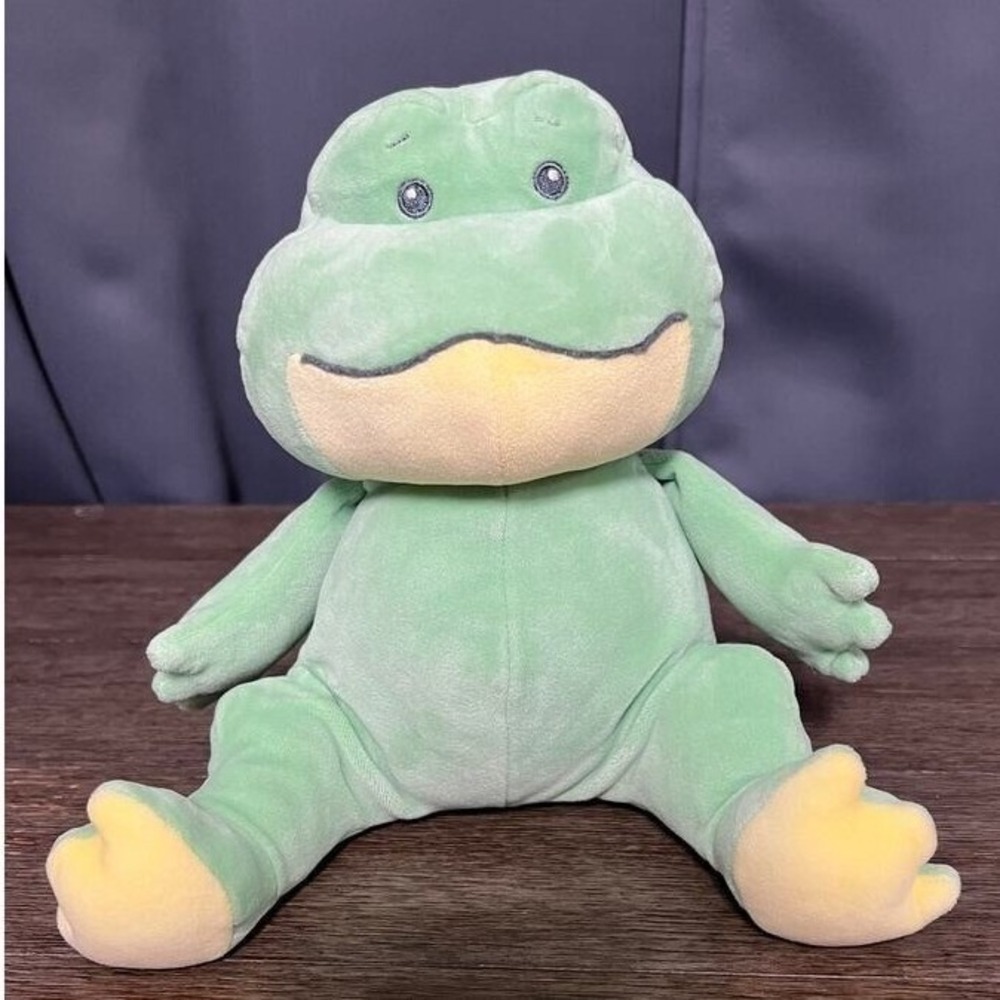 Baby Ganz Collection Green Frog Plush Stuffed Animal Soft Toy